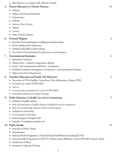  Healthcare Sciences Syllabus 