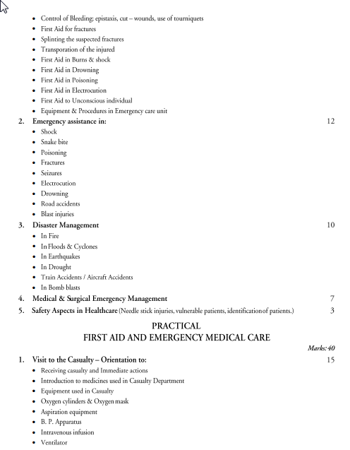  Healthcare Sciences Syllabus 