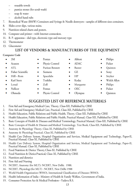  Healthcare Sciences Syllabus 