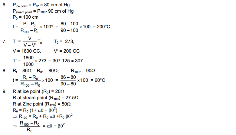 Heat and Temperature HC Verma Concepts of Physics Solutions