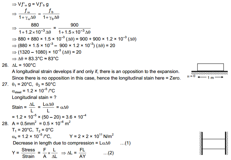 Heat and Temperature HC Verma Concepts of Physics Solutions