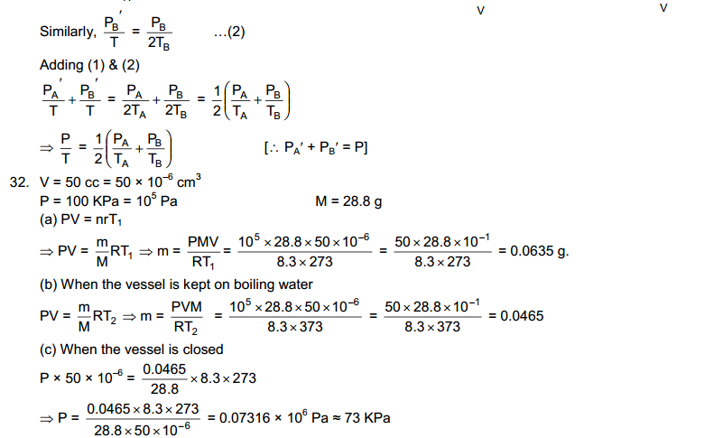 Kinetic Theory of Gases HC Verma Concepts of Physics Solutions