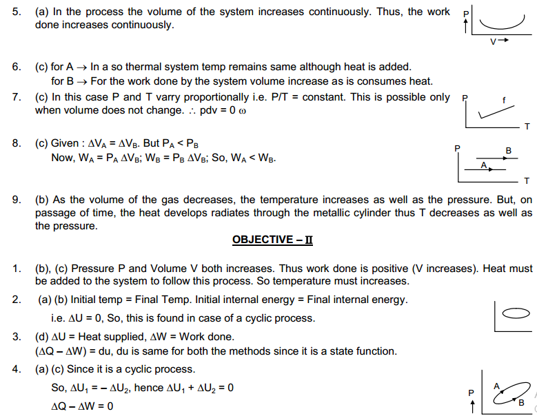Laws of Thermodynamics HC Verma Concepts of Physics Solutions