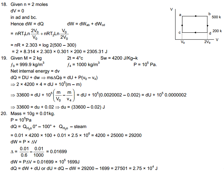 Laws of Thermodynamics HC Verma Concepts of Physics Solutions