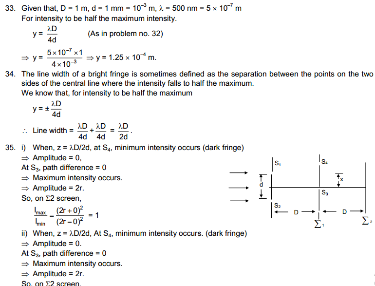 Light Waves HC Verma Concepts of Physics Solutions