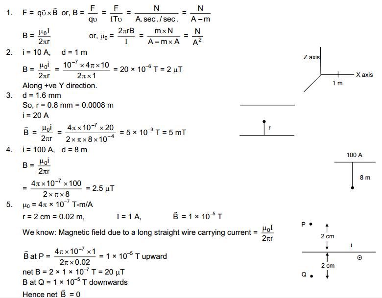 Magnetic Field Due to Current HC Verma Concepts of Physics Solutions