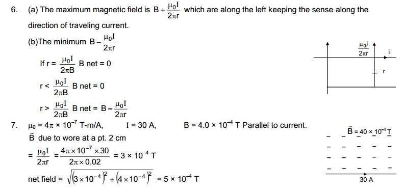 Magnetic Field Due to Current HC Verma Concepts of Physics Solutions