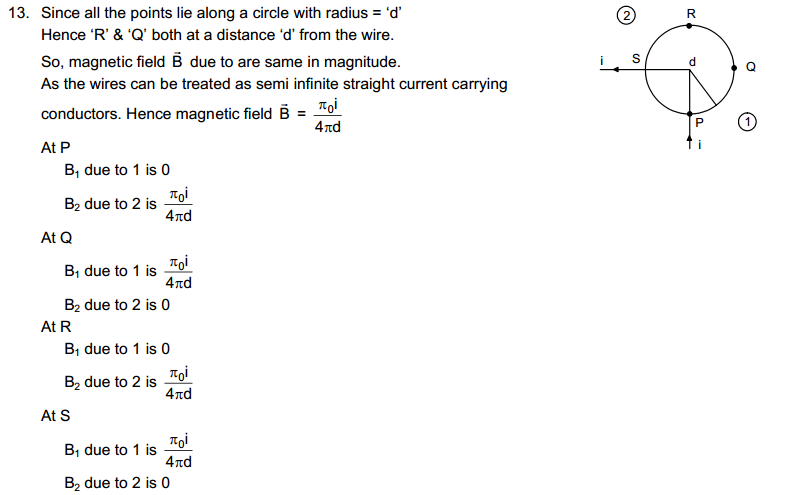Magnetic Field Due to Current hc verma solutions ebook
