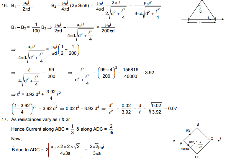 Magnetic Field Due to Current hc verma solutions download