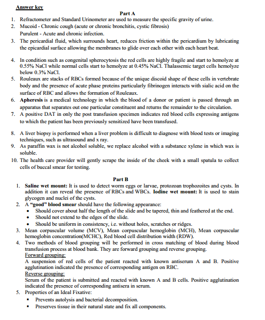  Medical Diagnostics Syllabus 