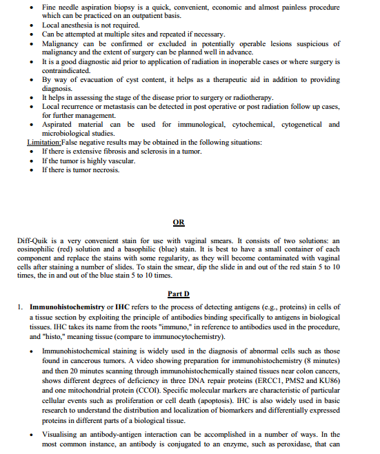  Medical Diagnostics Syllabus 