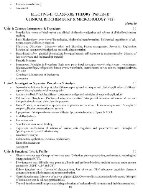  Medical Diagnostics Syllabus 