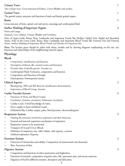  Medical Laboratory Techniques Syllabus 