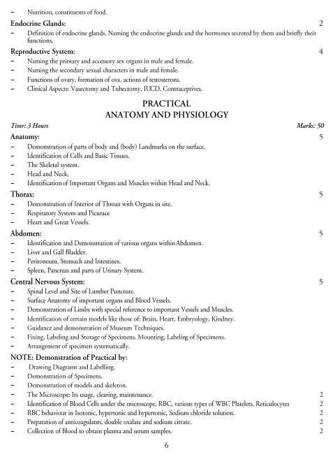  Medical Laboratory Techniques Syllabus 