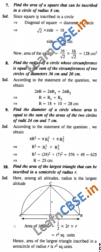  NCERT Solutions for Class 10 Maths NCERT Exemplar Solutions VSAQ 