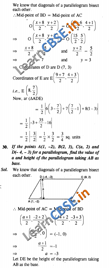 CBSE Class 10 Book Maths NCERT Exemplar Solutons LAQ