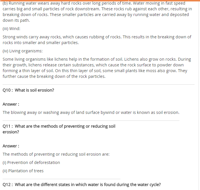 NCERT Solutions For Class 9 Science Chapter 14 Natural Resources