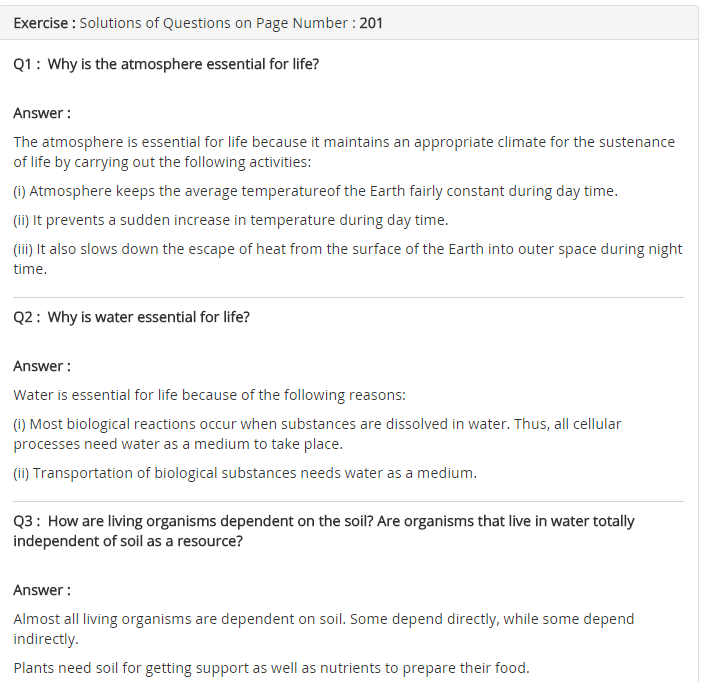 NCERT Solutions For Class 9 Science Chapter 14 Natural Resources