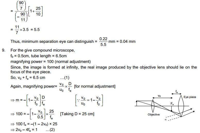 Optical Instruments HC Verma Concepts of Physics Solutions