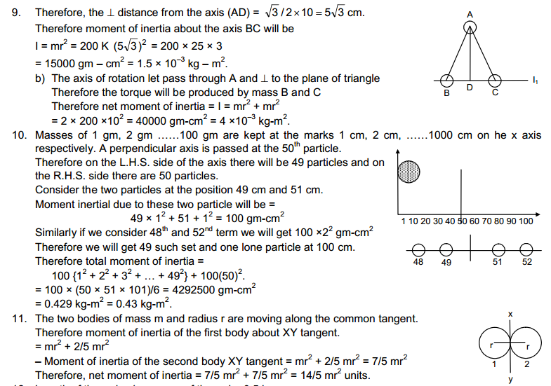 Rotational Mechanics HC Verma Concepts of Physics Solutions