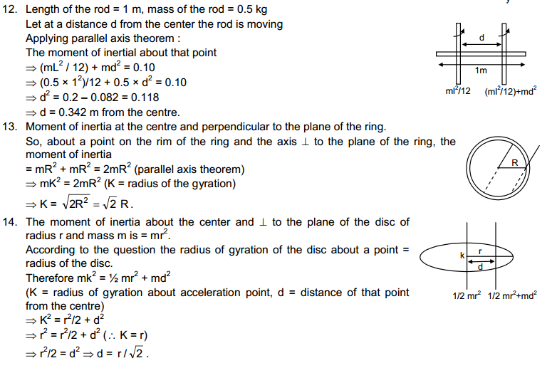 Rotational Mechanics HC Verma Concepts of Physics Solutions