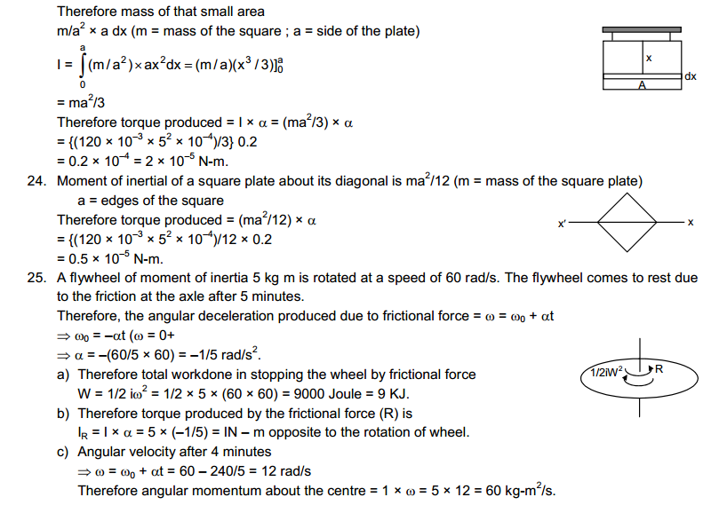 Rotational Mechanics HC Verma Concepts of Physics Solutions