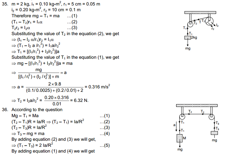 Rotational Mechanics HC Verma Concepts of Physics Solutions