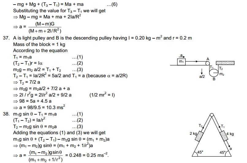 Rotational Mechanics HC Verma Concepts of Physics Solutions