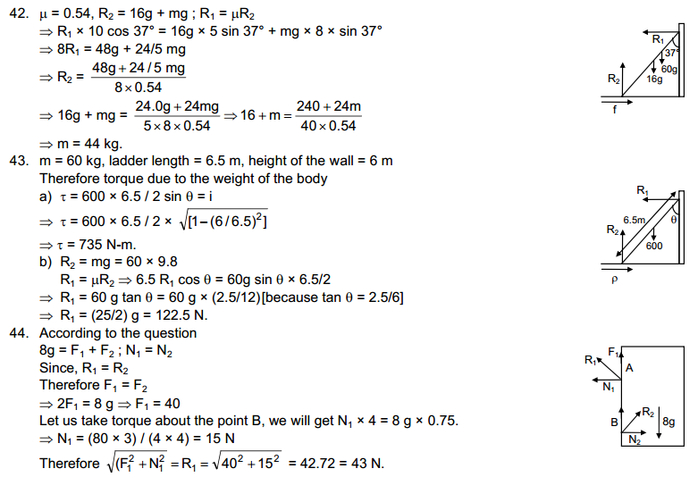 Rotational Mechanics HC Verma Concepts of Physics Solutions