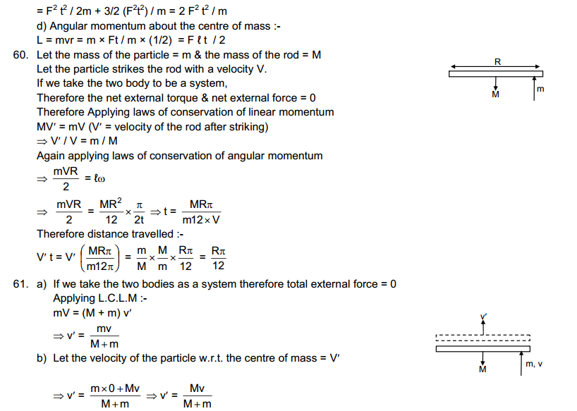 Rotational Mechanics HC Verma Concepts of Physics Solutions