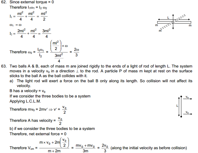 Rotational Mechanics HC Verma Concepts of Physics Solutions