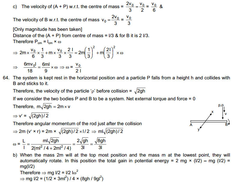 Rotational Mechanics HC Verma Concepts of Physics Solutions