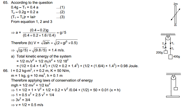 Rotational Mechanics HC Verma Concepts of Physics Solutions