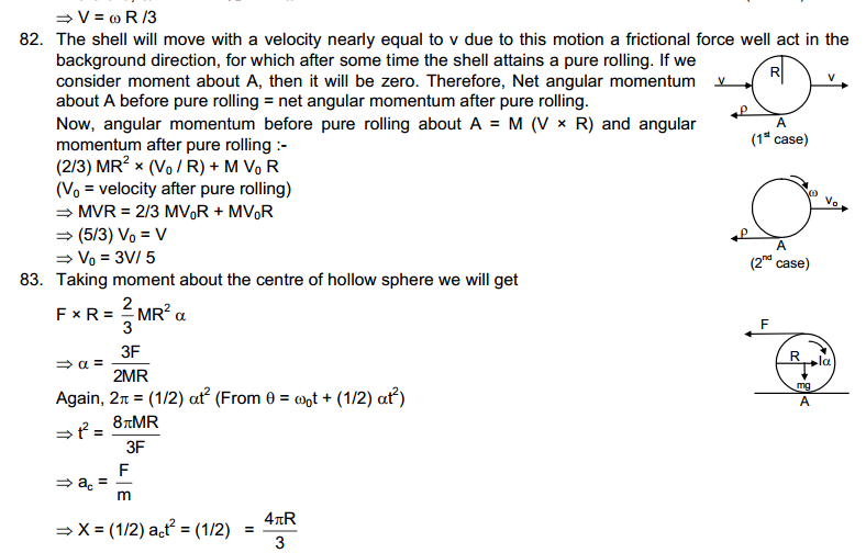 Rotational Mechanics HC Verma Concepts of Physics Solutions