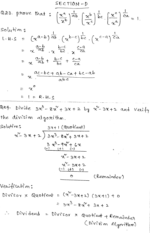 Maths Sample Papers for Class 9 Set 1 12