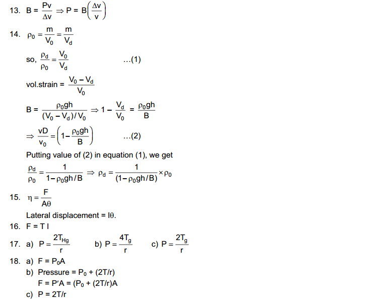 Some Mechanical Properties of Matter 