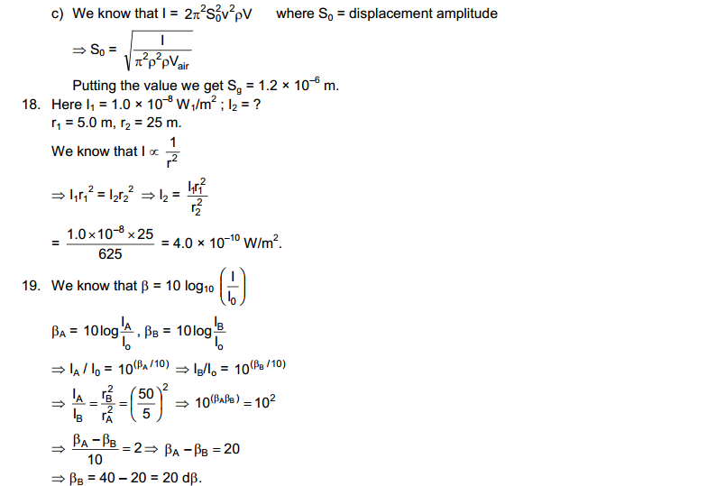 Sound Waves HC Verma Concepts of Physics Solutions