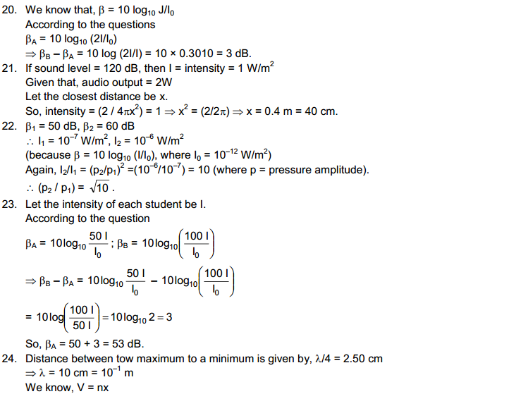 Sound Waves HC Verma Concepts of Physics Solutions