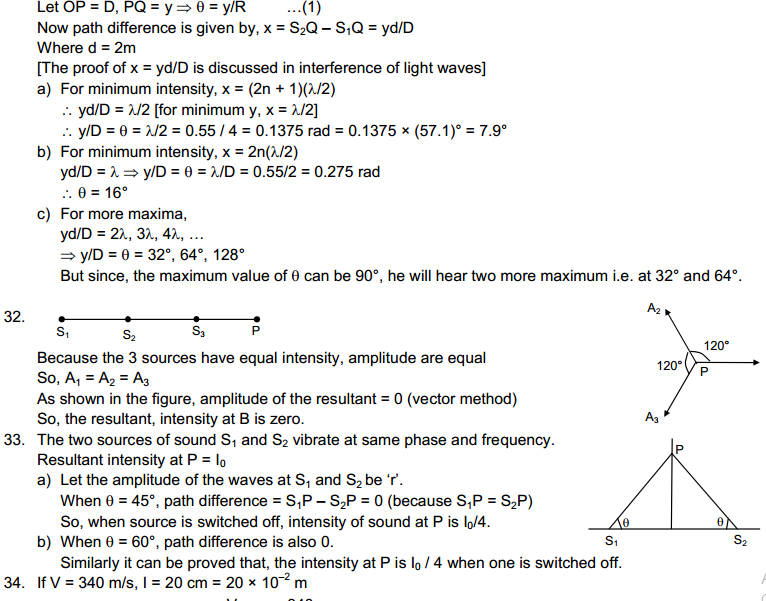 Sound Waves HC Verma Concepts of Physics Solutions