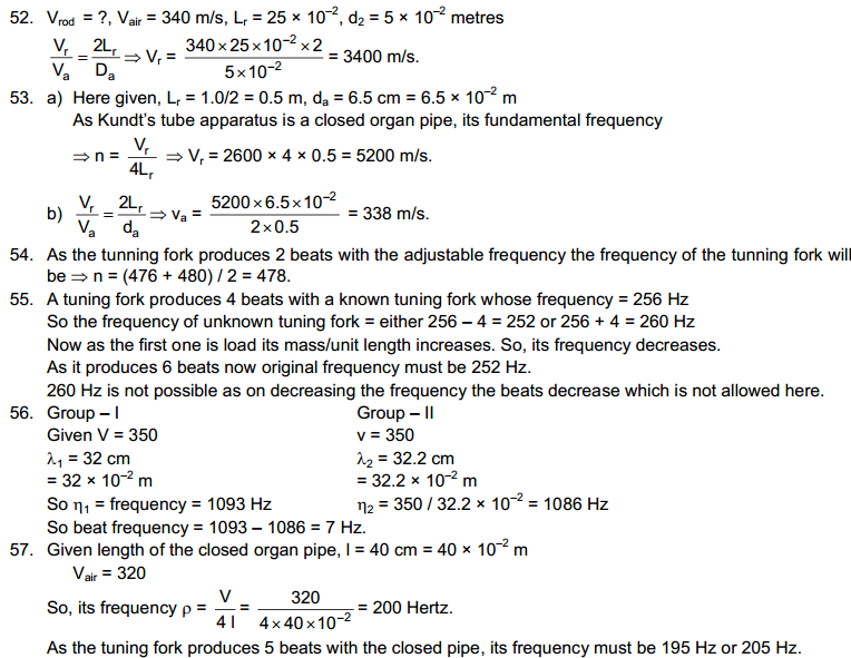Sound Waves HC Verma Concepts of Physics Solutions
