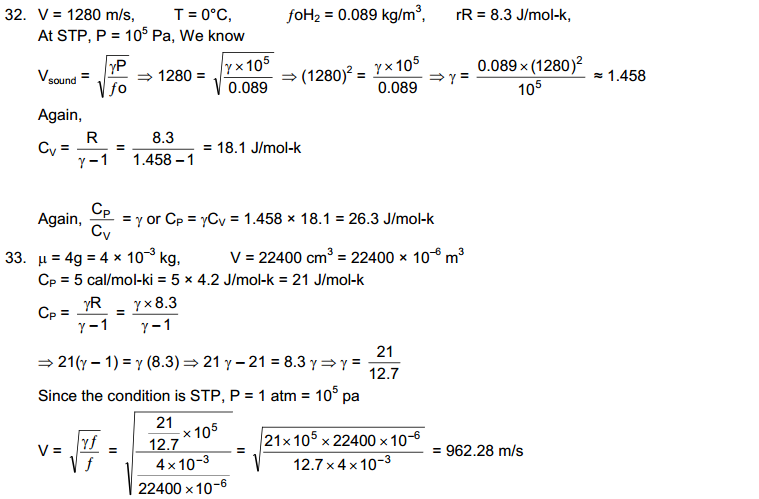 Specific Heat Capacities of Gases HC Verma Concepts of Physics Solutions