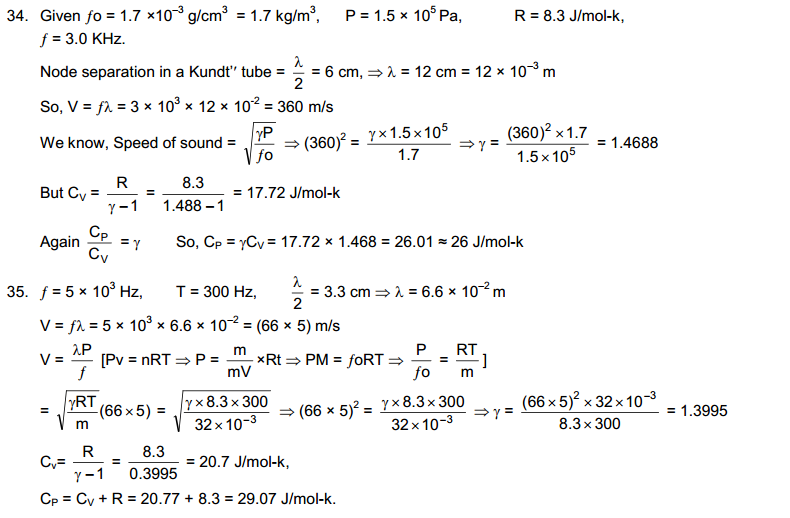 Specific Heat Capacities of Gases HC Verma Concepts of Physics Solutions