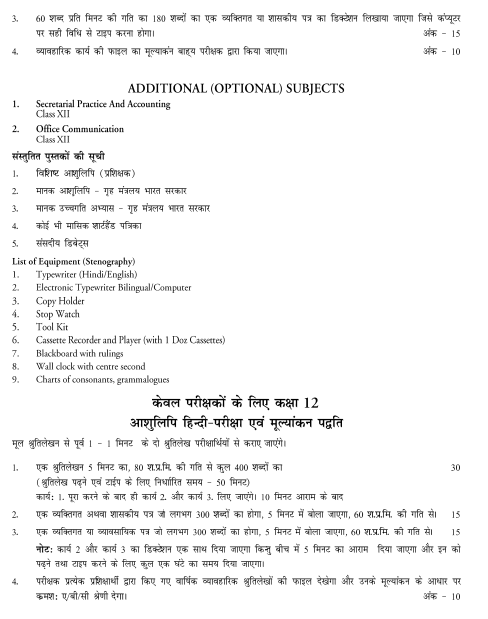  Stenography and Computer Applications Syllabus 