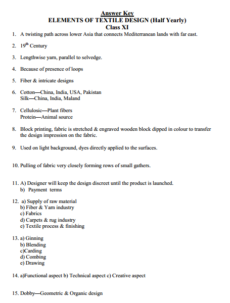  Textile Design Syllabus 