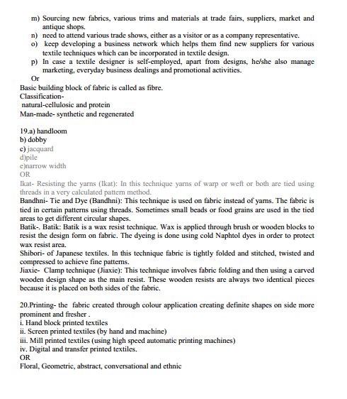  Textile Design Syllabus 