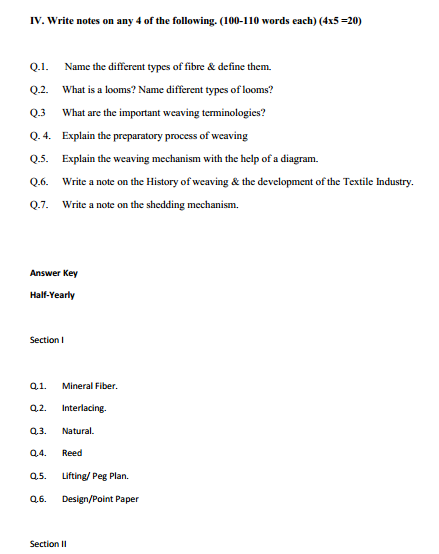  Textile Design Syllabus 