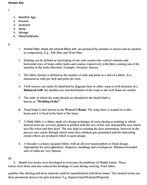  Textile Design Syllabus 