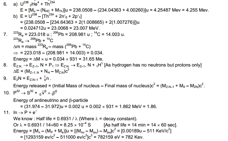 The Nucleus HC Verma Concepts of Physics Solutions