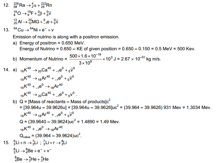 The Nucleus HC Verma Concepts of Physics Solutions