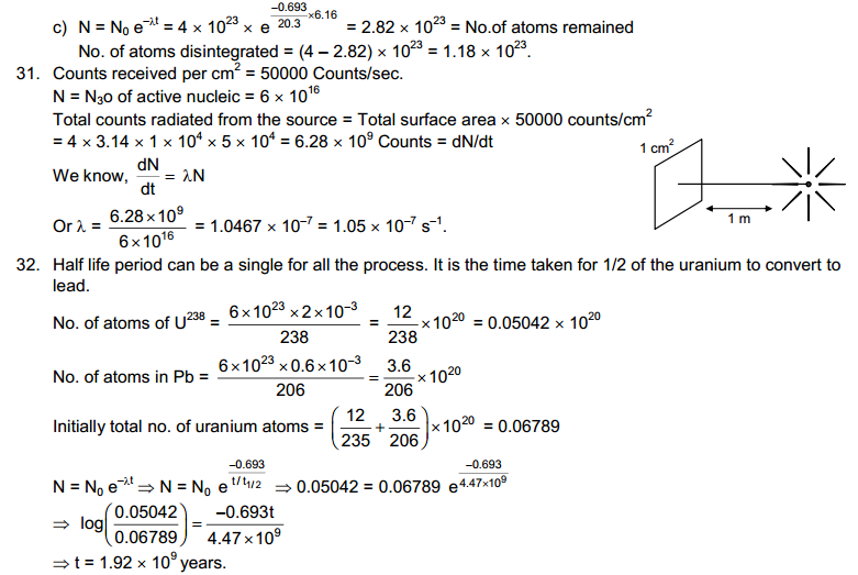 The Nucleus HC Verma Short Answer Type Solutions